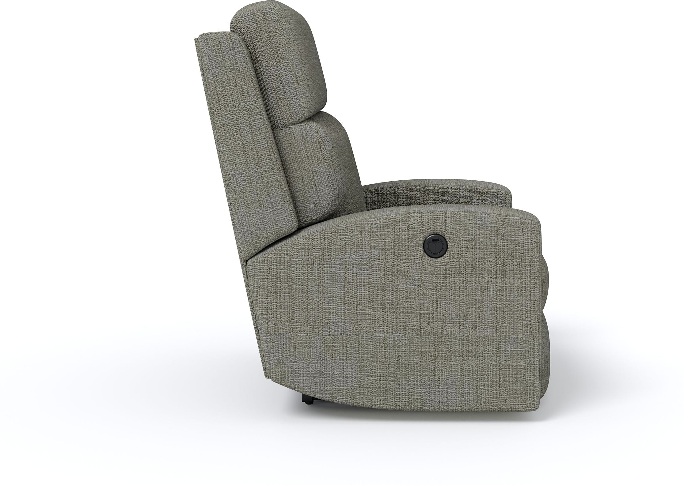Fabric Powered Recliner (Finish Color - Grey, DIY(Do-It-Yourself))