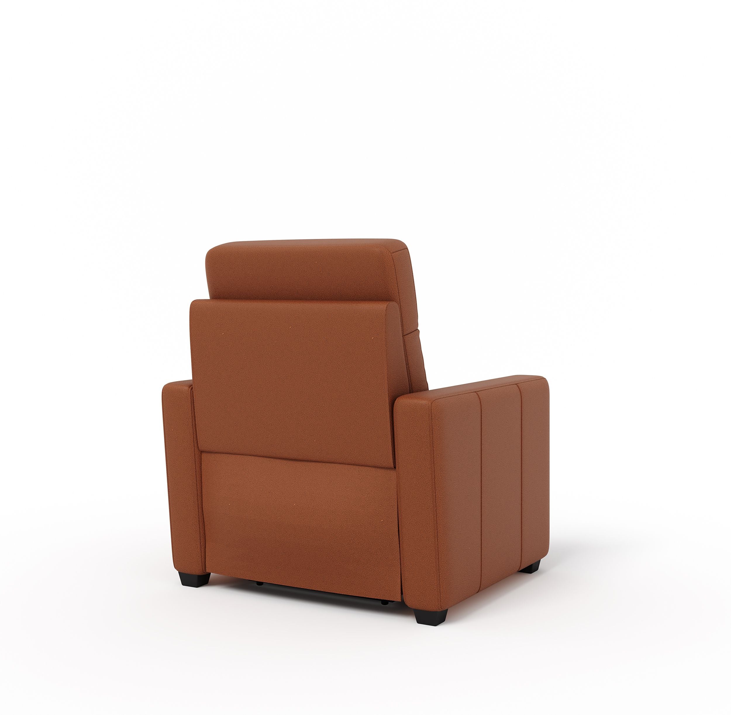 Leatherette Powered Recliner (Finish Color - Tan, DIY(Do-It-Yourself))