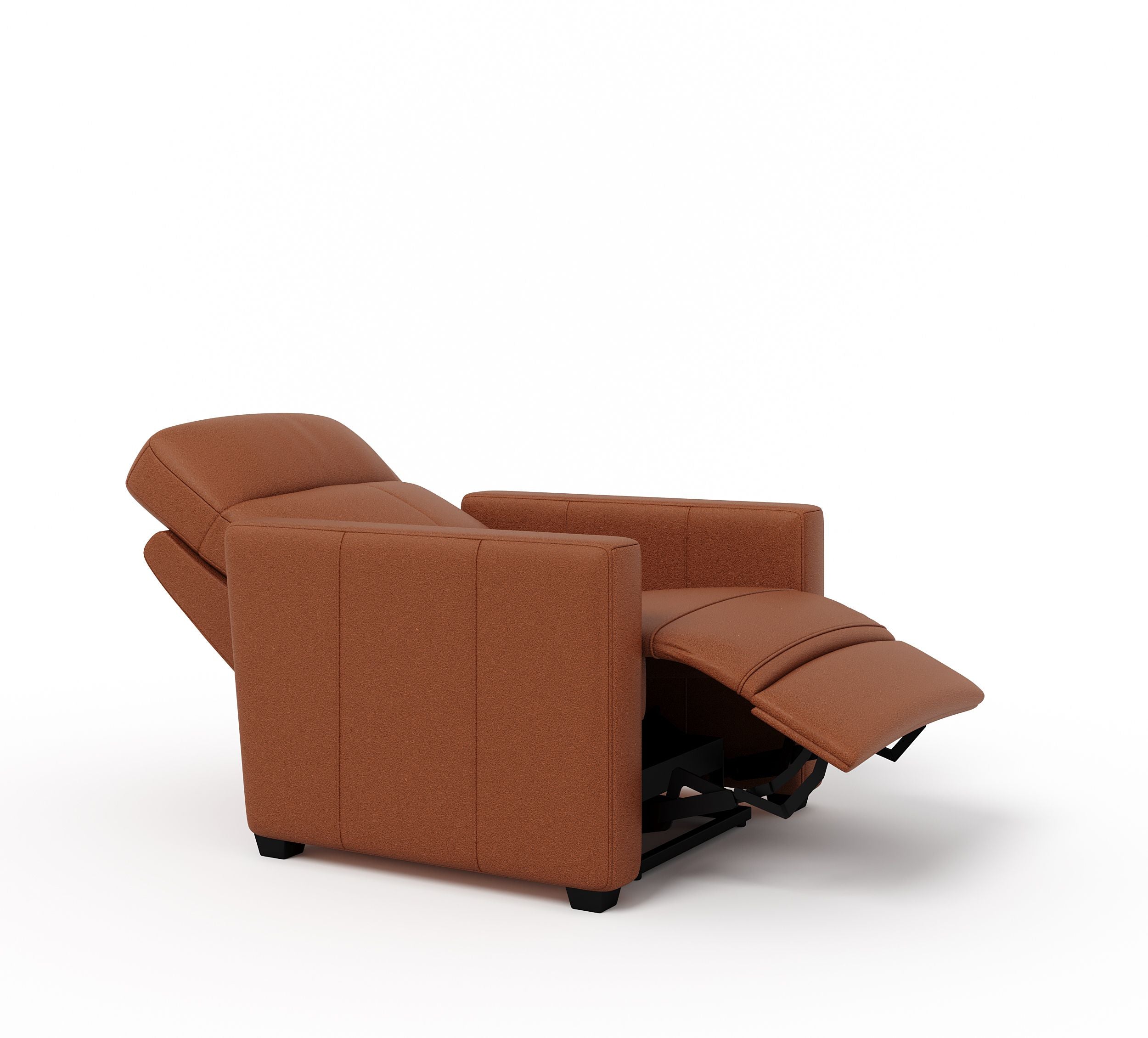 Leatherette Powered Recliner (Finish Color - Tan, DIY(Do-It-Yourself))