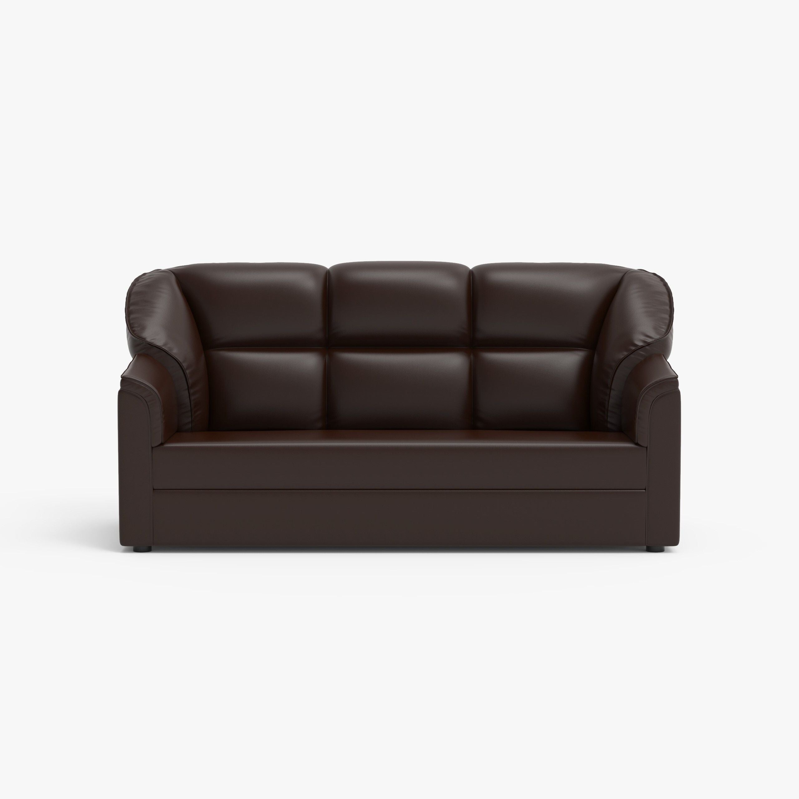Westido Modern 3 + 1 + 1 Sofa (Cream Brown)