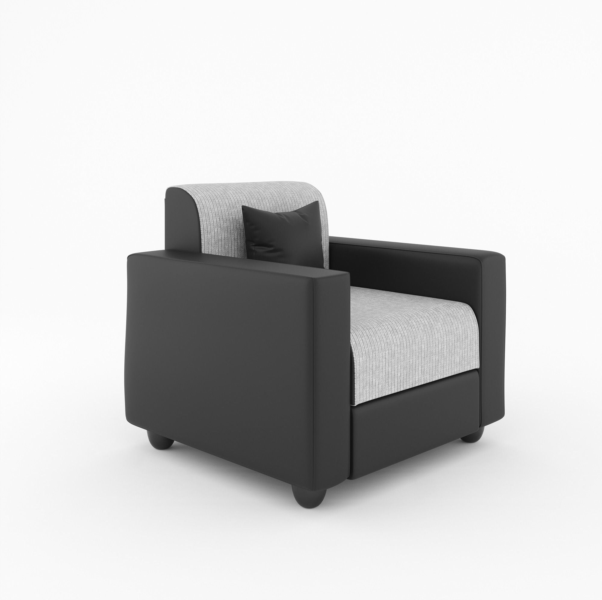 Westido Modern 3 + 1 + 1 Sofa (Cream Brown)