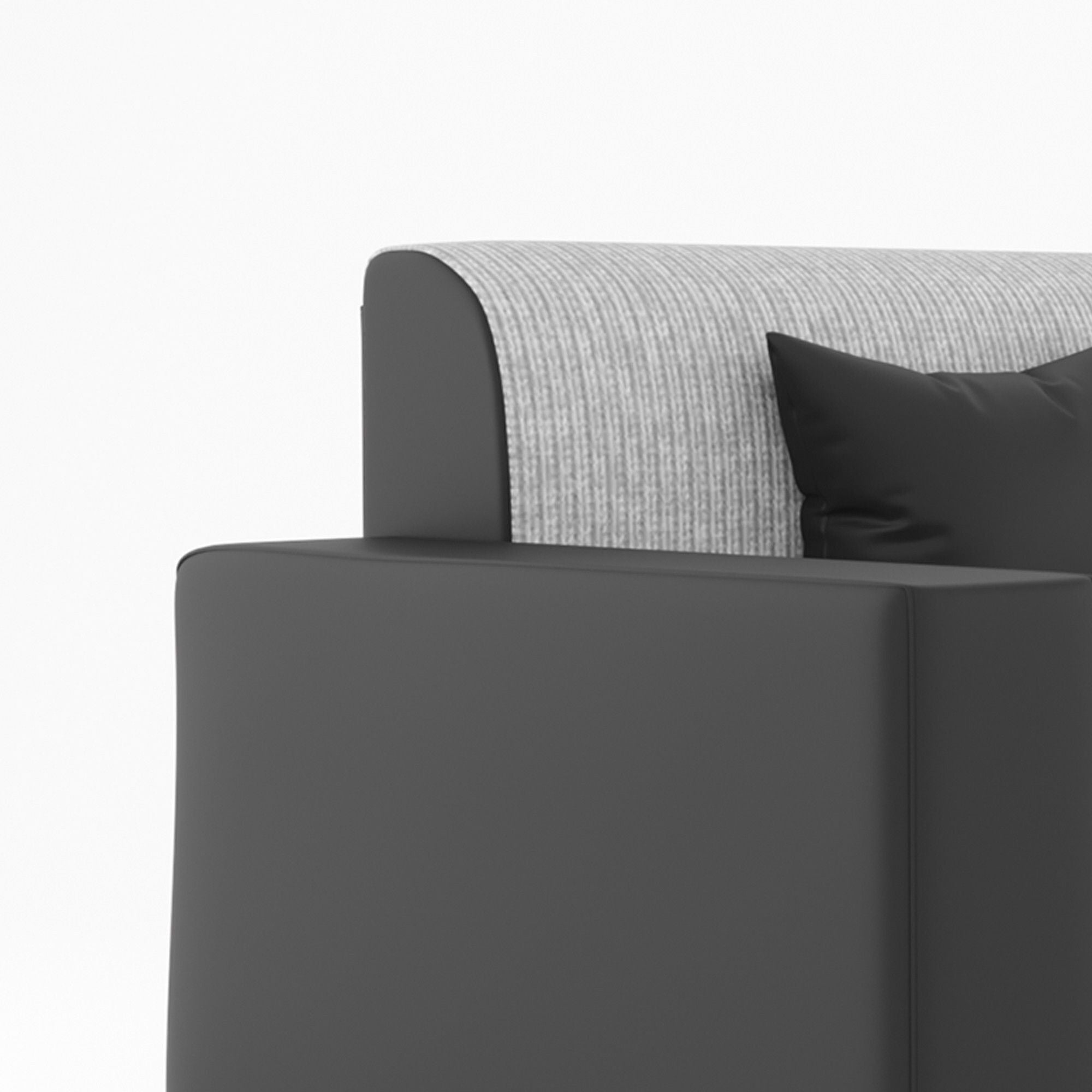 Westido Modern 3 + 1 + 1 Sofa (Cream Brown)