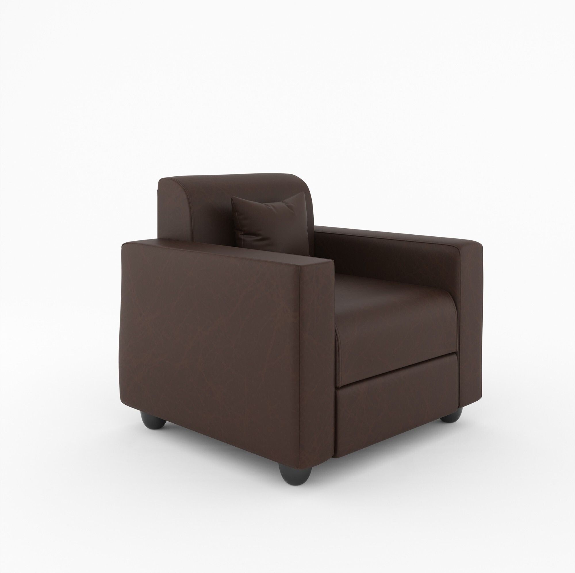 Cream Brown 3 + 1 + 1 Sofa by Westido