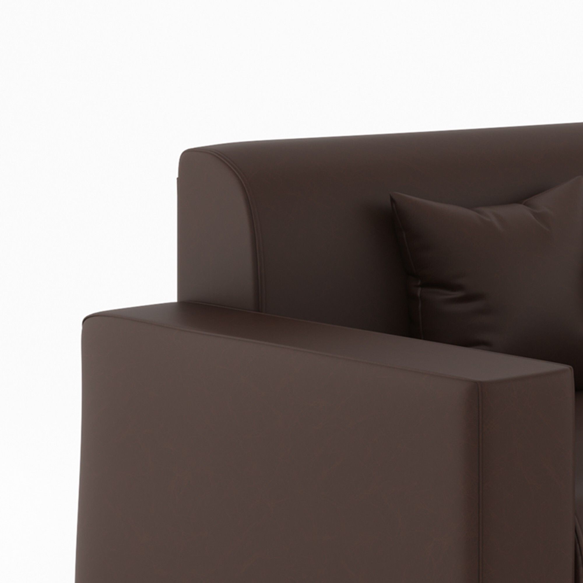 Cream Brown 3 + 1 + 1 Sofa by Westido