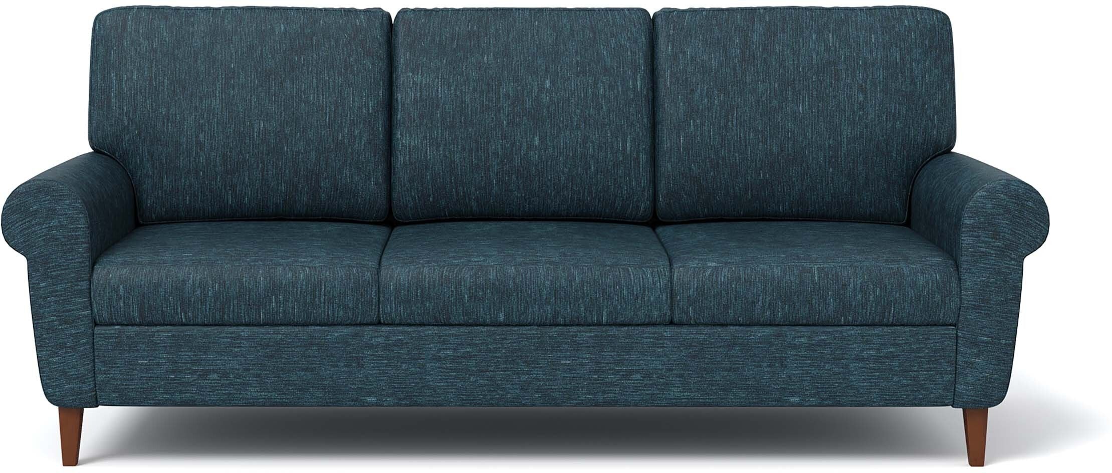 Westido 3 + 1 + 1 Sofa in Cream Brown Finish