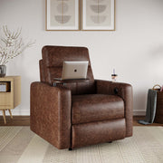 Fabric Powered Recliner (Finish Color - Texture Brown, DIY(Do-It-Yourself))