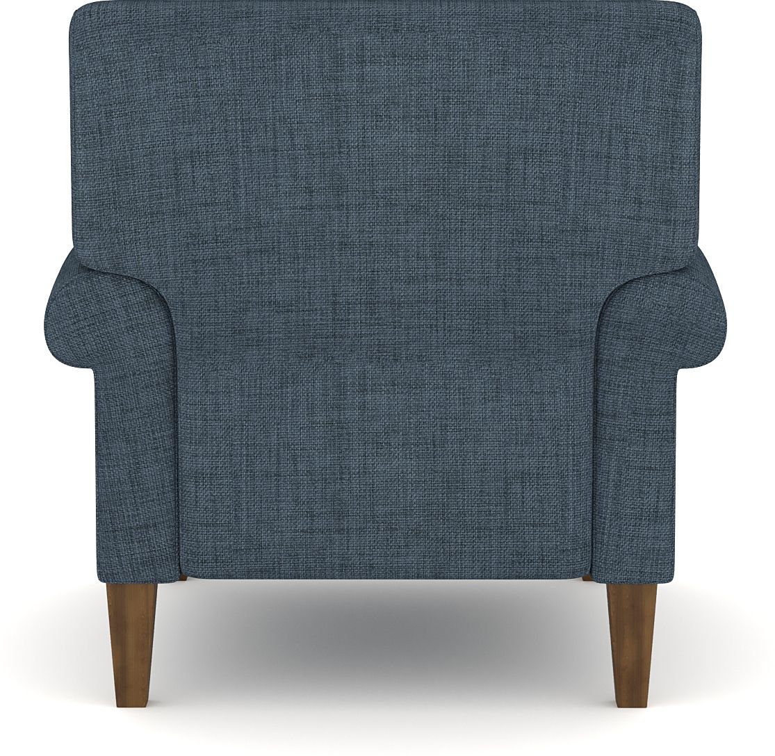 Westido 1 Seater Light blue Living Room Chair