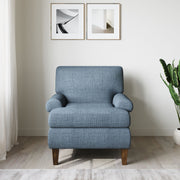 Westido 1 Seater Light blue Living Room Chair