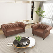 Aadit 2 - Piece Faux Leather Living Room Set