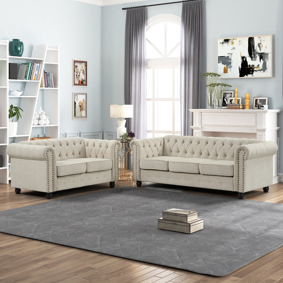 Abdulhameed 2 - Piece Living Room Set