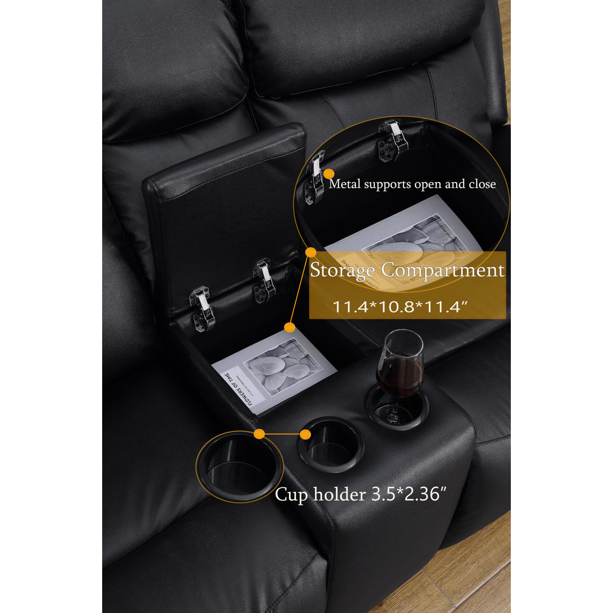 Adlai-Joziya 2 - Piece Faux Leather Living Room Set