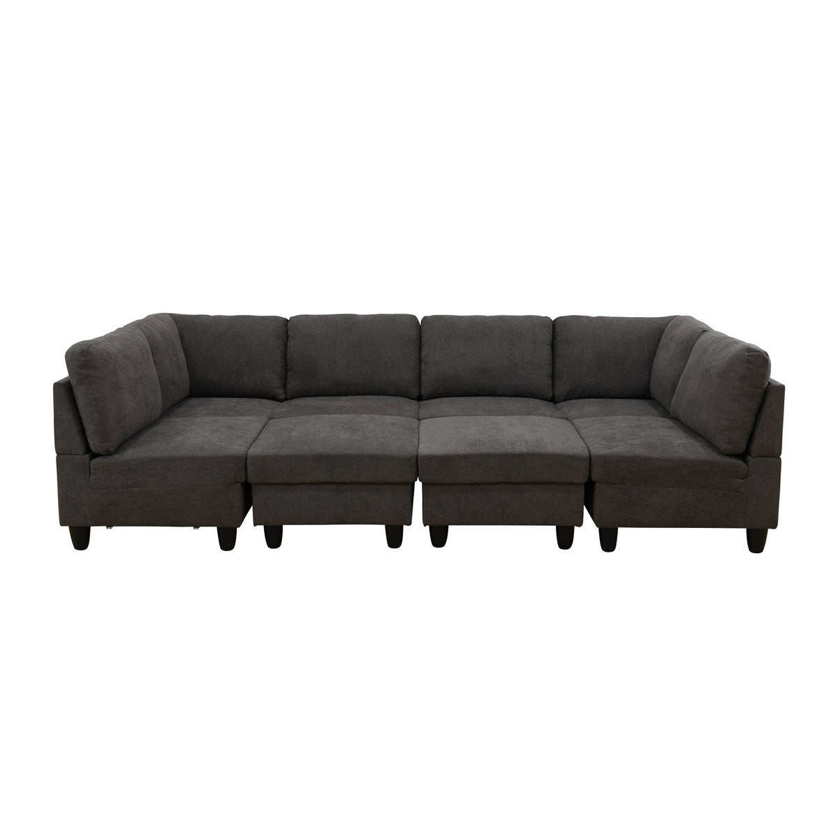 Airica 8 - Piece Corduroy Sectional
