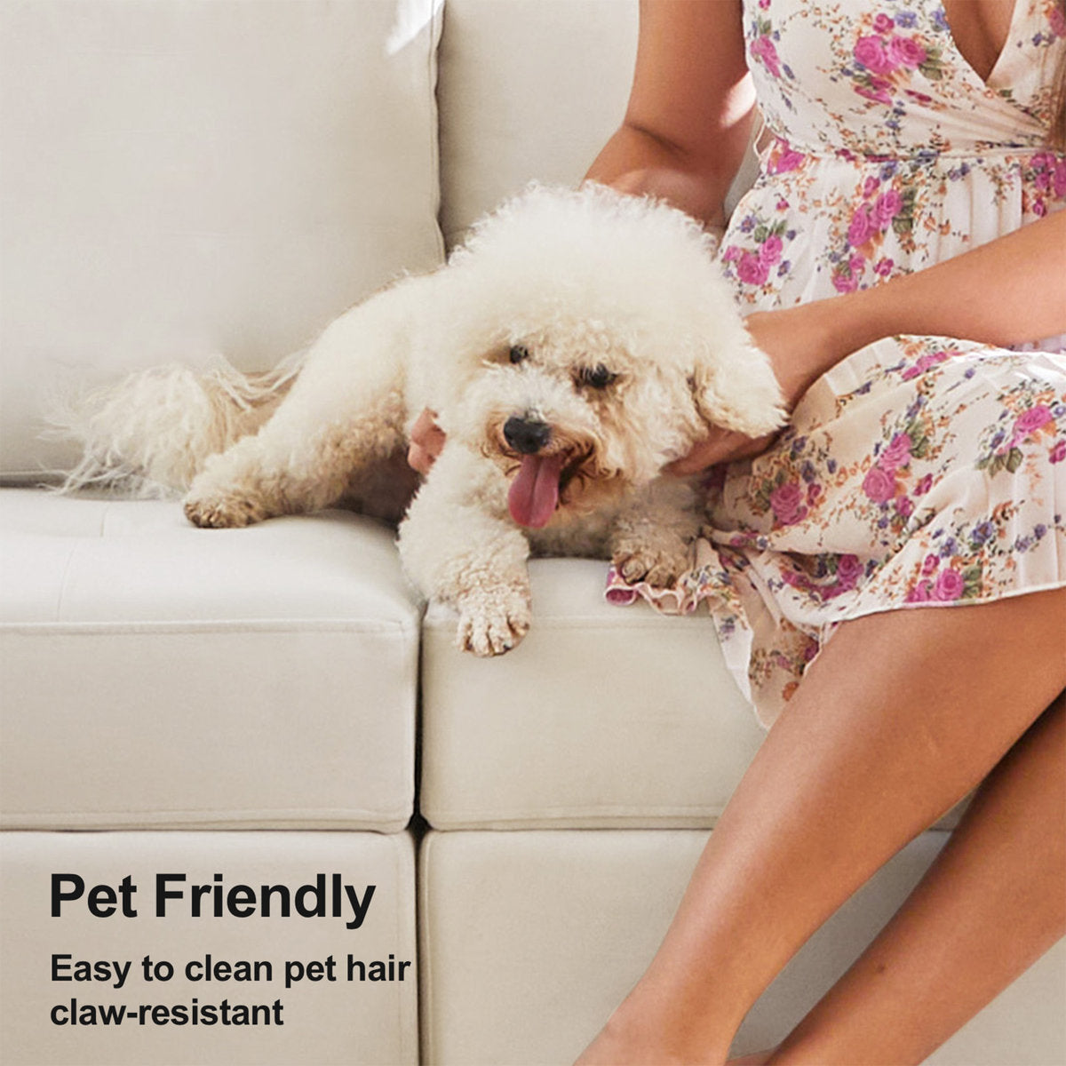 Allinson 9-Piece U Shaped Velvet Freely Combined Modular Sofa L-Shaped Solid Wood Sectional Storage Couch Livingroom Sofa with Ottoman