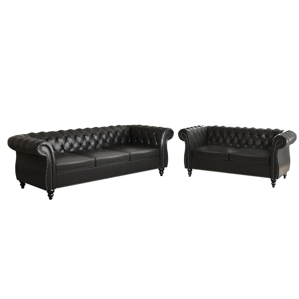Alxis 2 - Piece Faux Leather Living Room Set