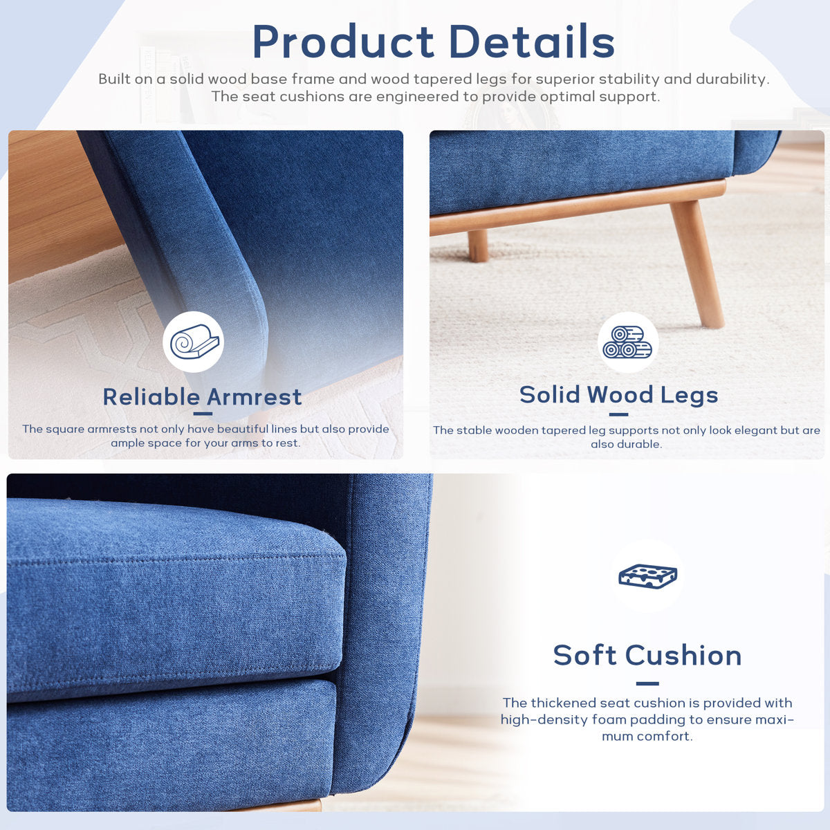 Analeah 3 - Piece Living Room Set