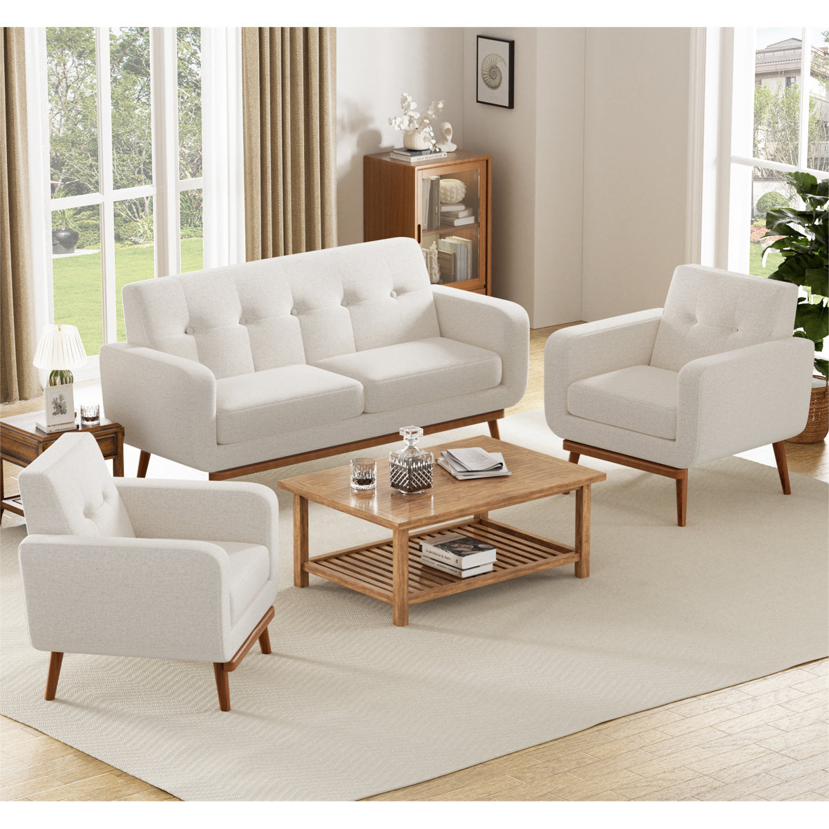 Analeah 3 - Piece Living Room Set