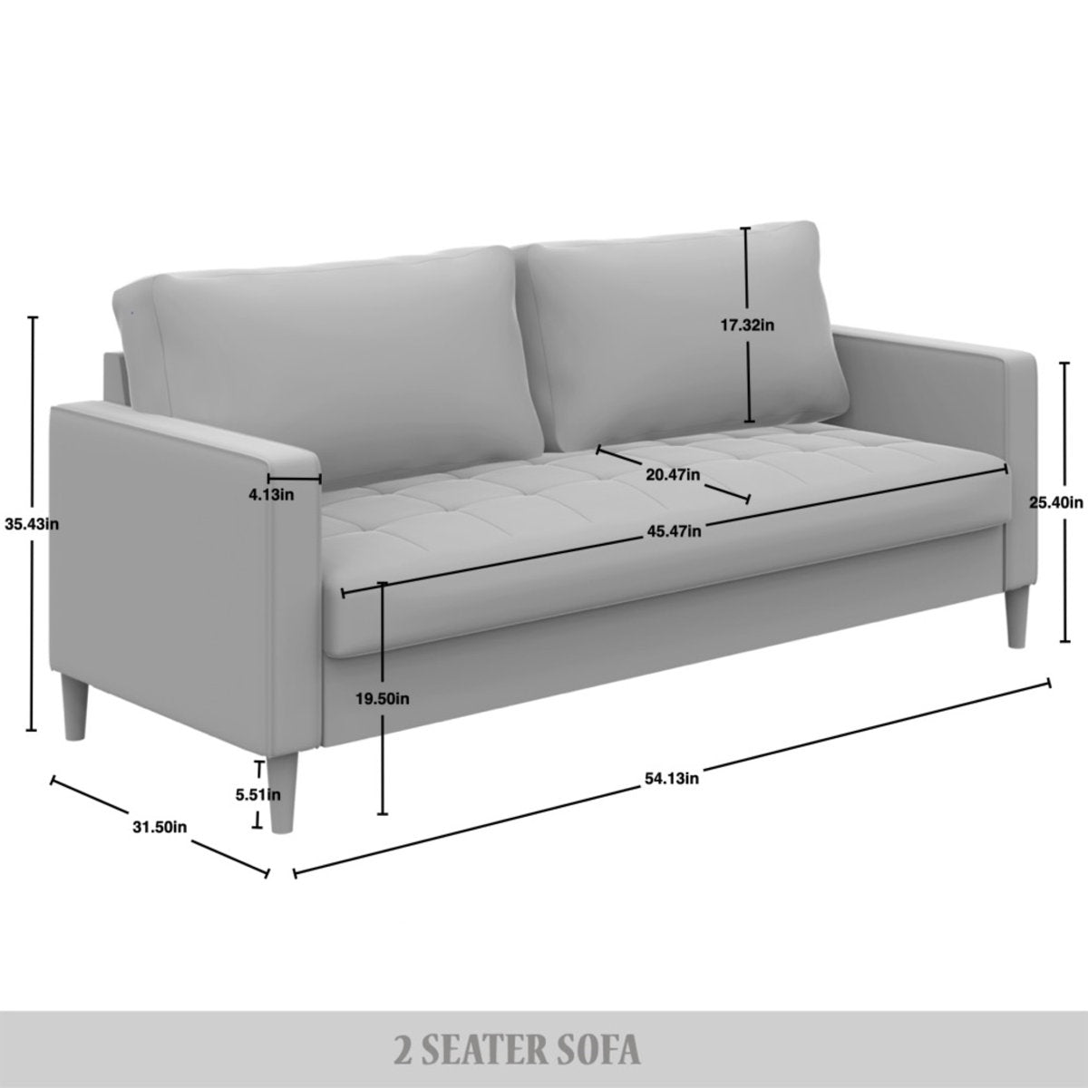 Barkim 3 - Piece Living Room Set