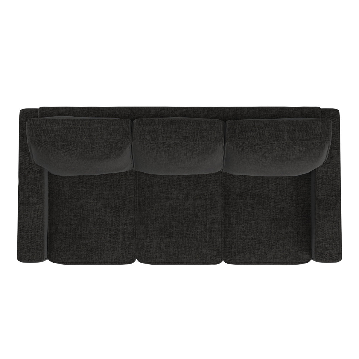 Beaulah Modern Fabric Upholstered Square Arm Sofa Set - Living Room Chair, Loveseat And Sofa