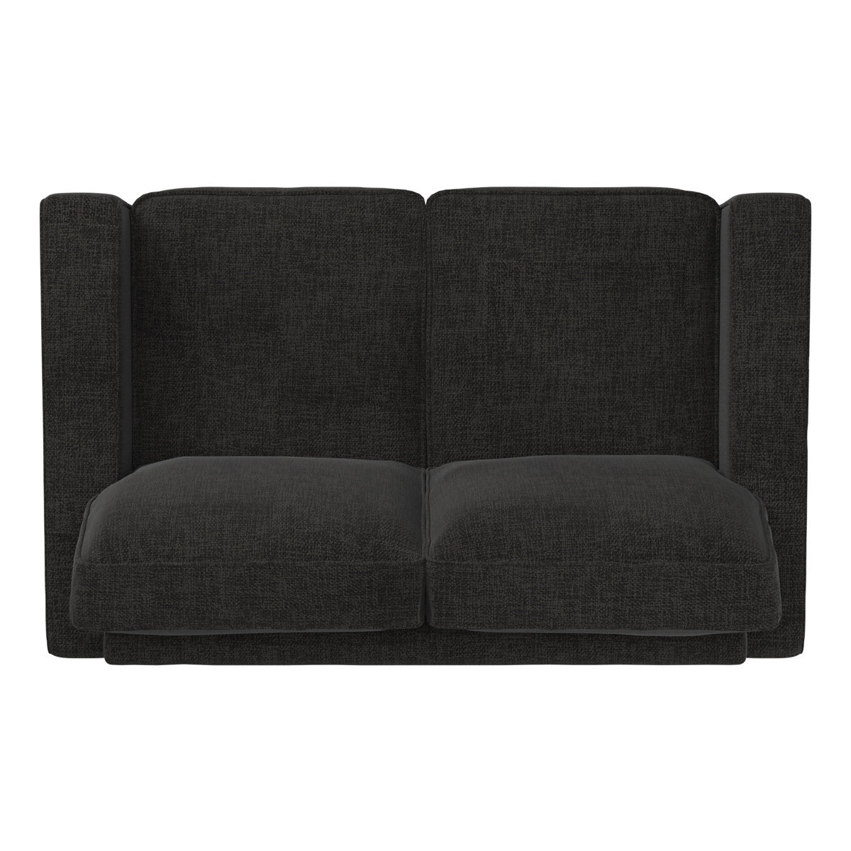 Beaulah Modern Fabric Upholstered Square Arm Sofa Set - Living Room Chair, Loveseat And Sofa