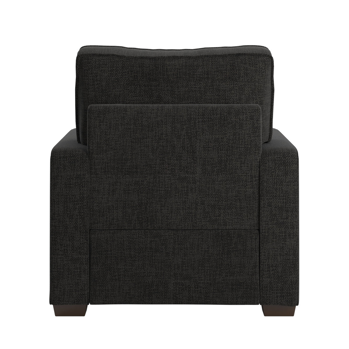 Beaulah Modern Fabric Upholstered Square Arm Sofa Set - Living Room Chair, Loveseat And Sofa