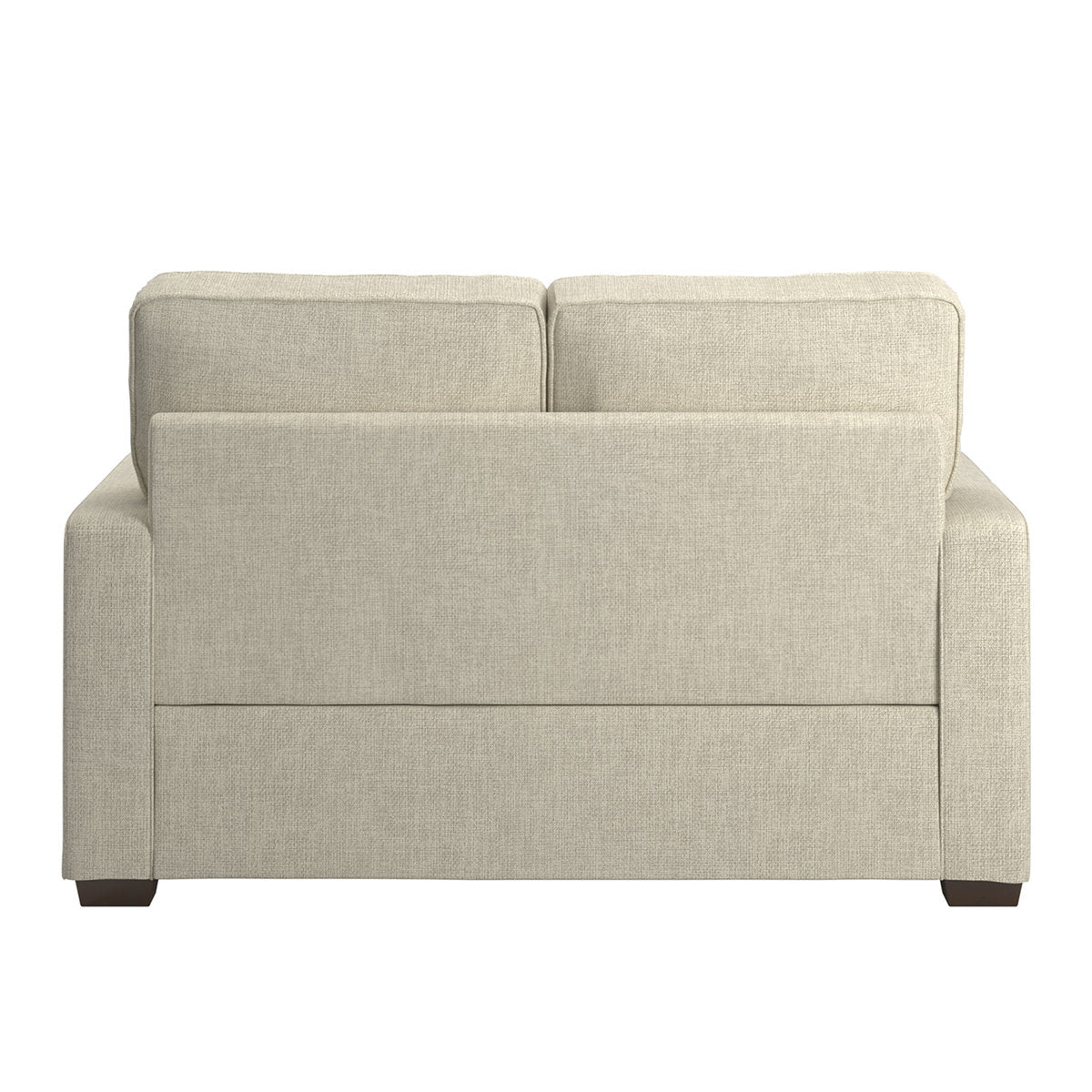 Beaulah Modern Fabric Upholstered Square Arm Sofa Set - Living Room Chair, Loveseat And Sofa