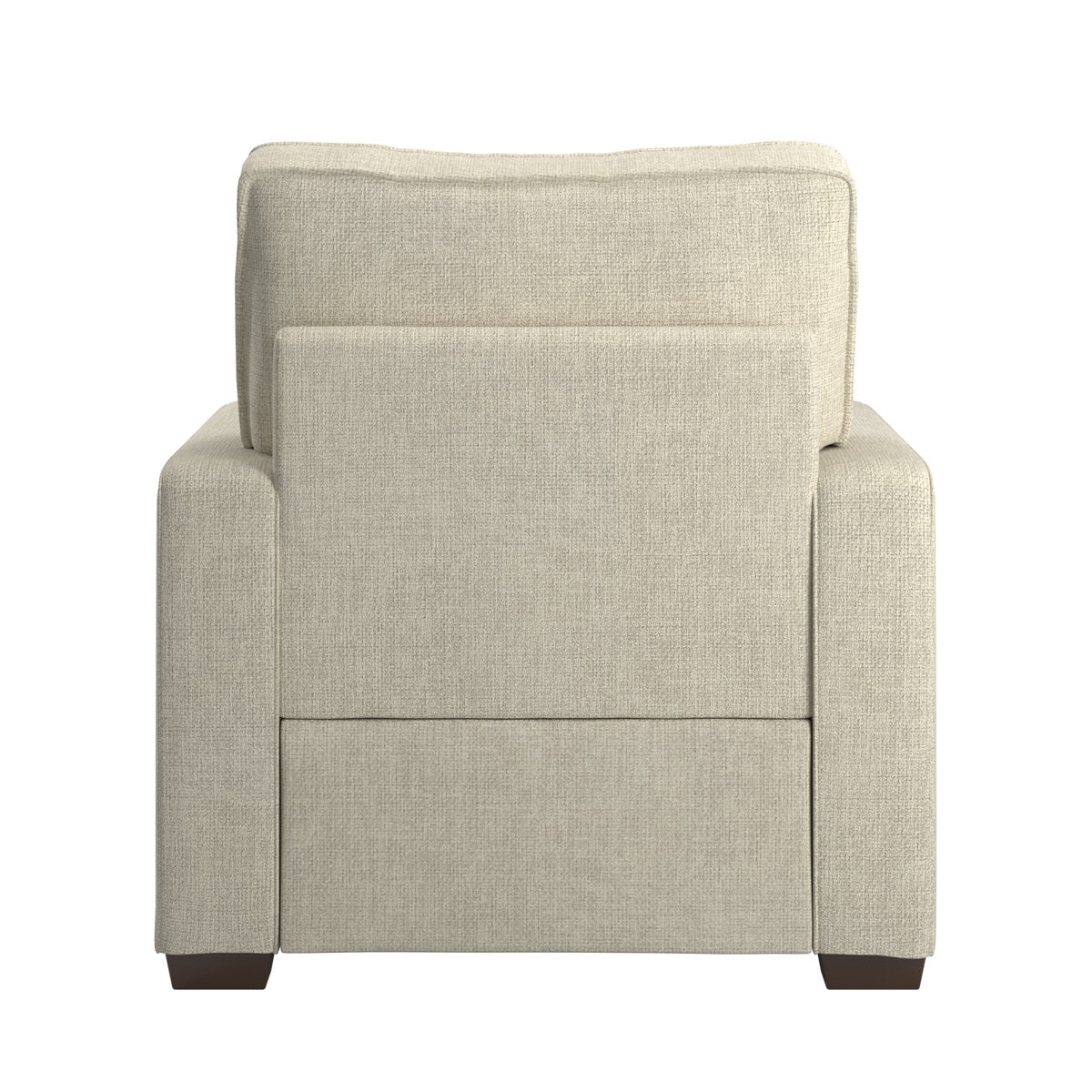 Beaulah Modern Fabric Upholstered Square Arm Sofa Set - Living Room Chair, Loveseat And Sofa