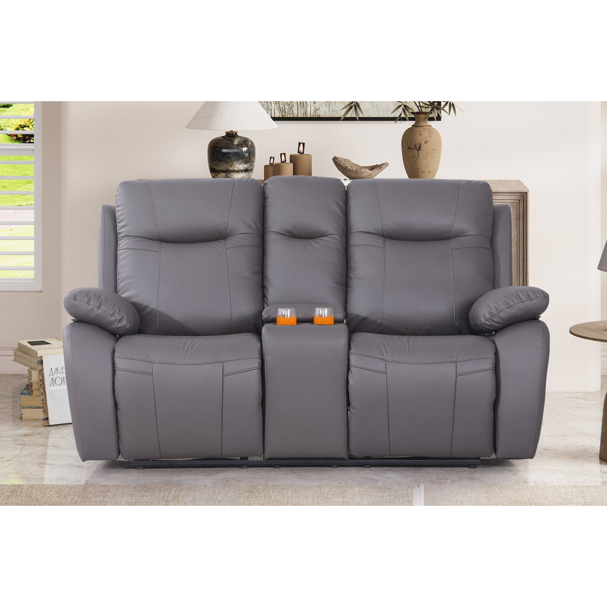 Bharati 2 - Piece Faux Leather Living Room Set