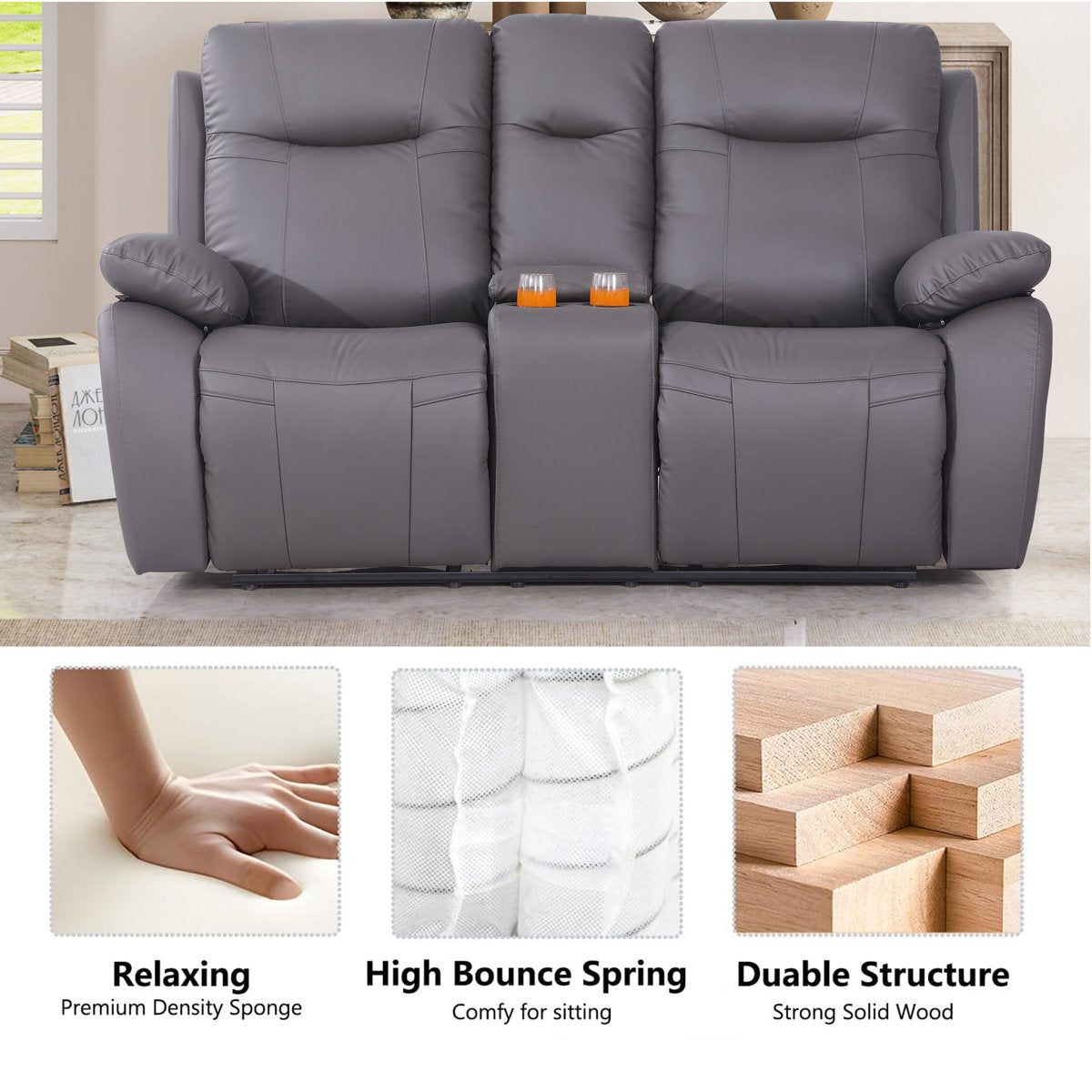 Bharati 2 - Piece Faux Leather Living Room Set