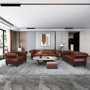 Brisny 3 - Piece Faux Leather Living Room Set