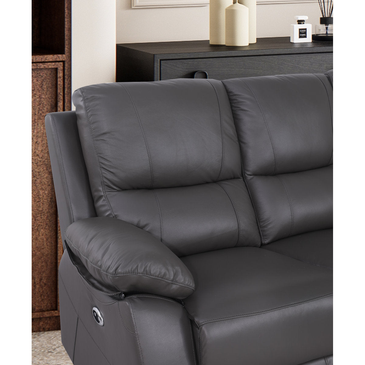 Britta 3 - Piece Leather Living Room Set