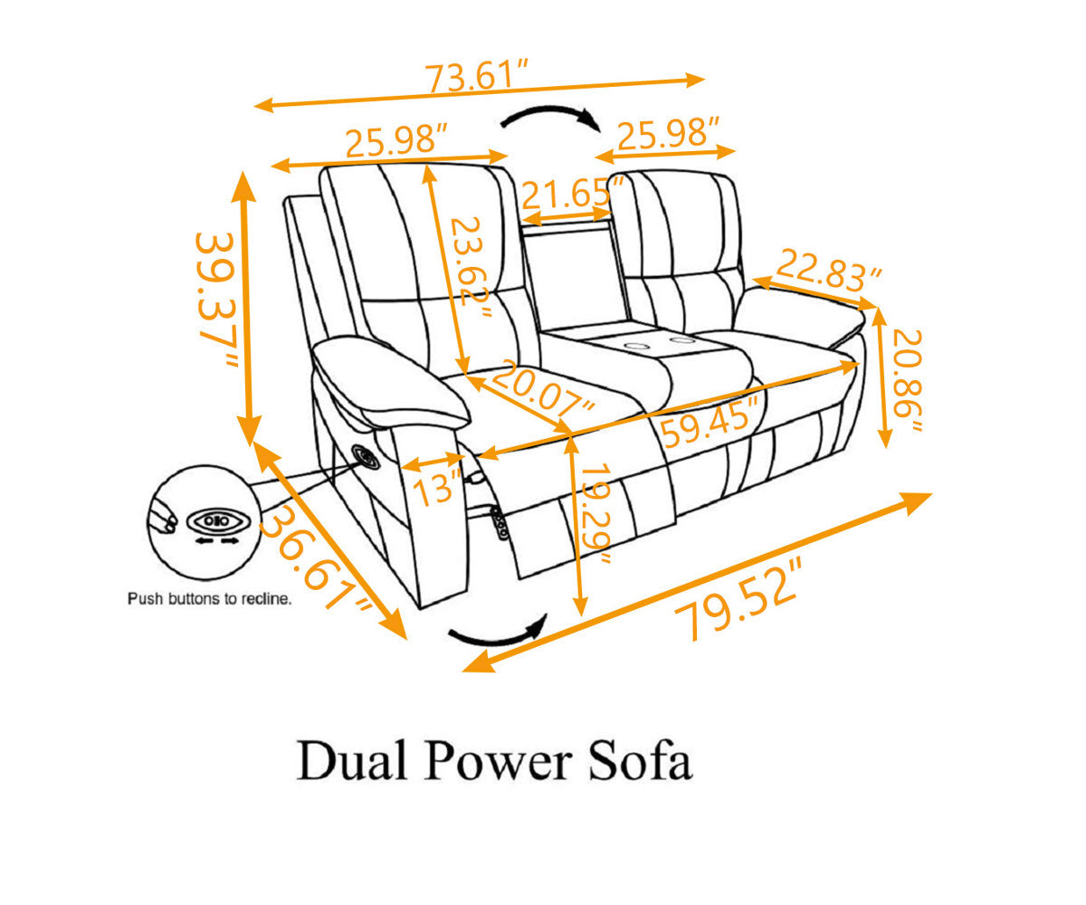 Britta 3 - Piece Leather Living Room Set