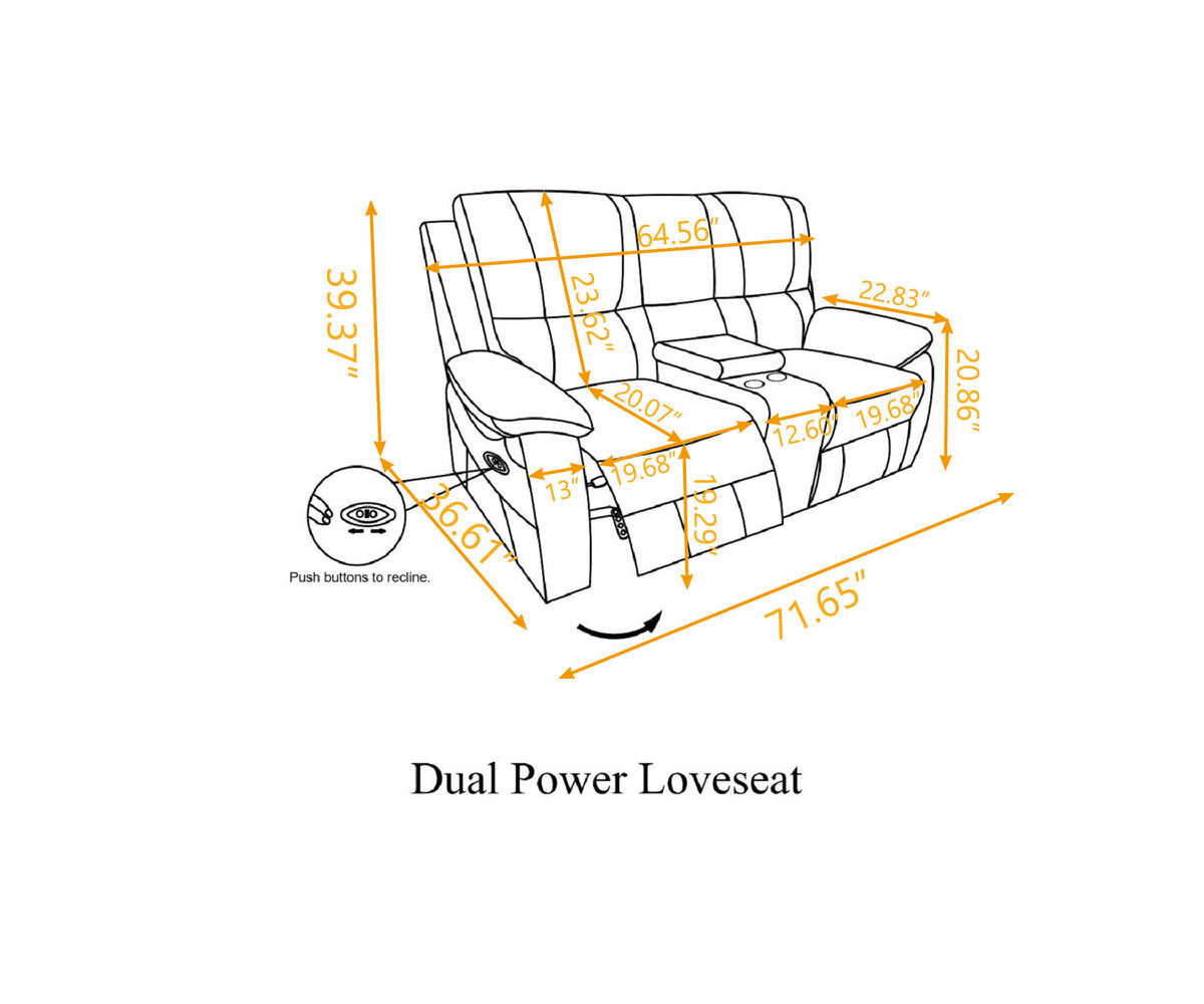 Britta 3 - Piece Leather Living Room Set