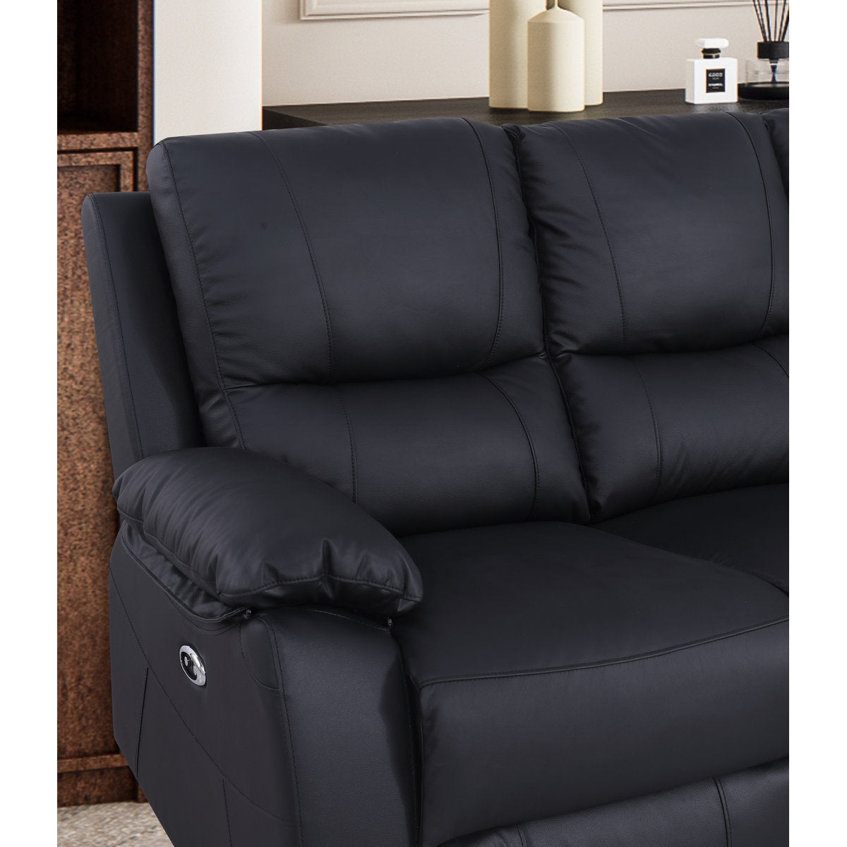 Britta 3 - Piece Leather Living Room Set