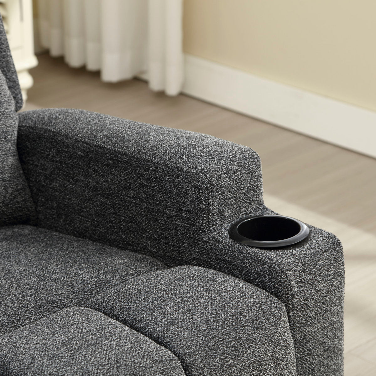 Brost 3-Piece Manual Reclining Living Room Set With Cupholders