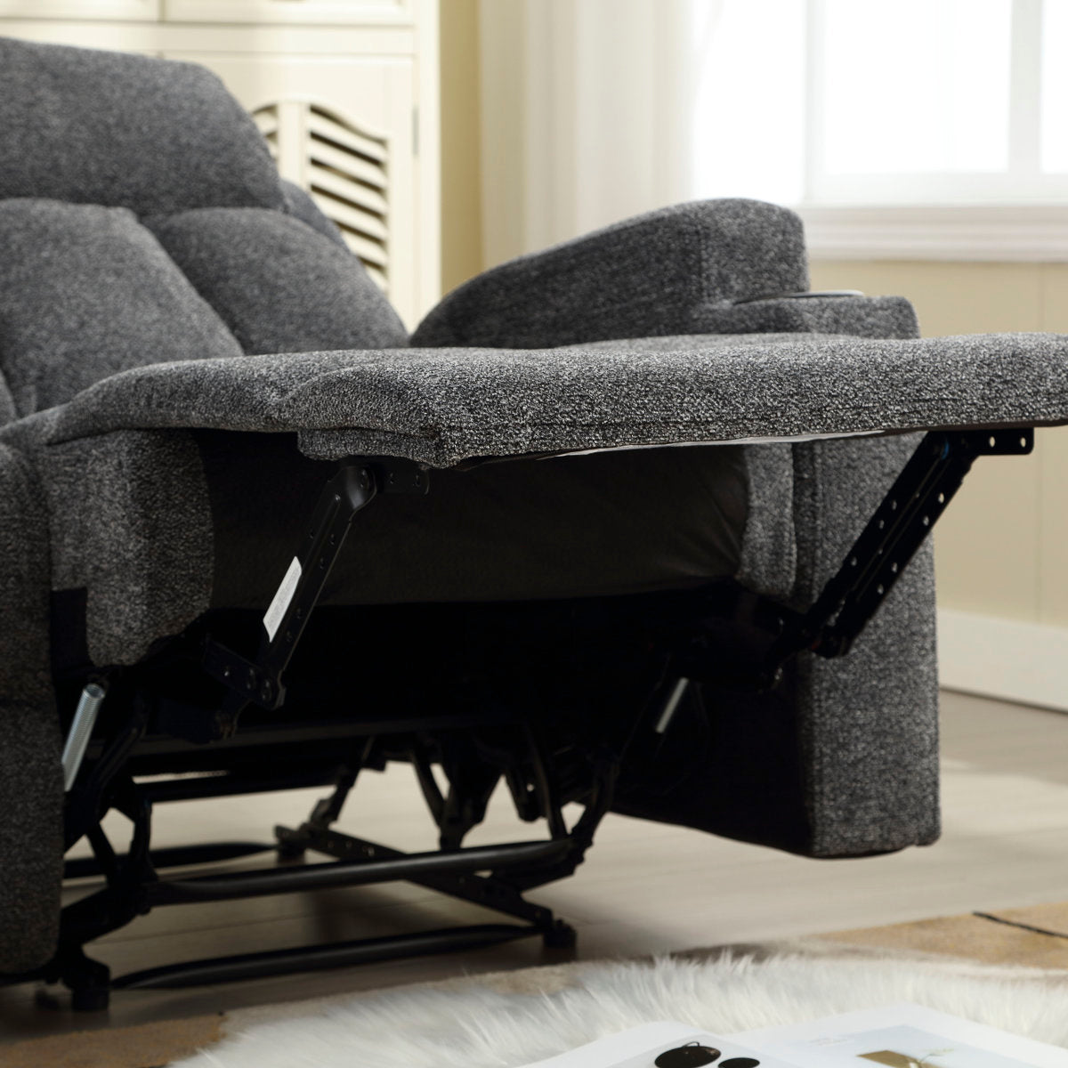 Brost 3-Piece Manual Reclining Living Room Set With Cupholders