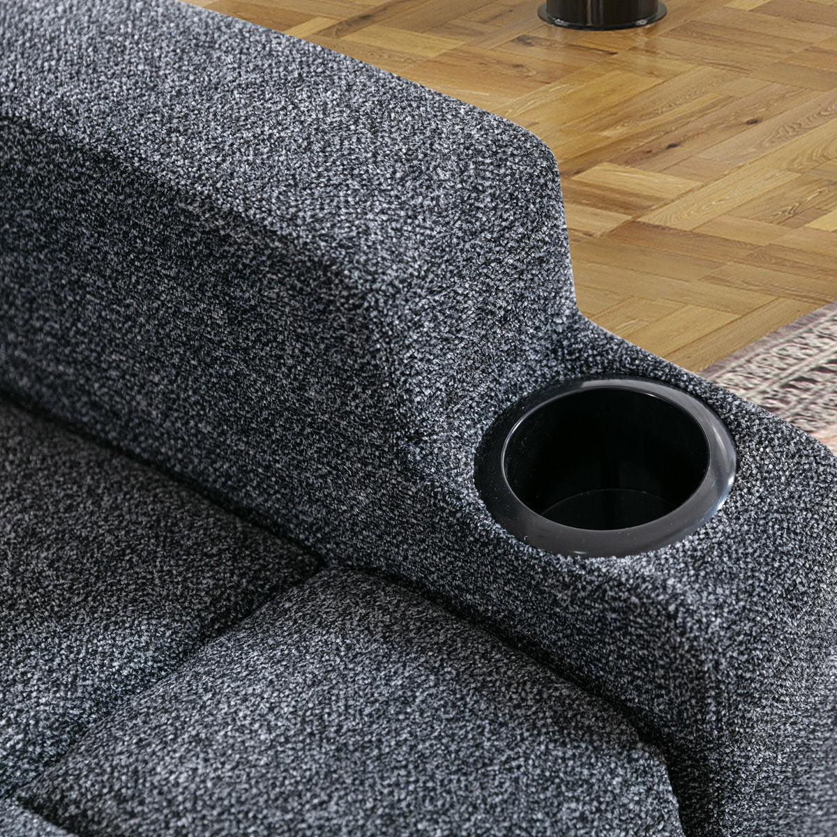 Brost 3-Piece Manual Reclining Living Room Set With Cupholders