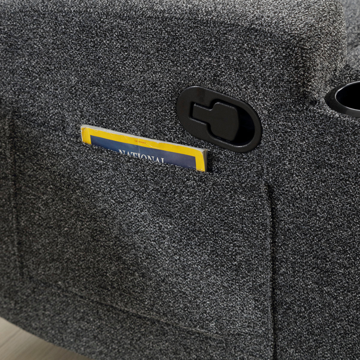 Brost 3-Piece Manual Reclining Living Room Set With Cupholders