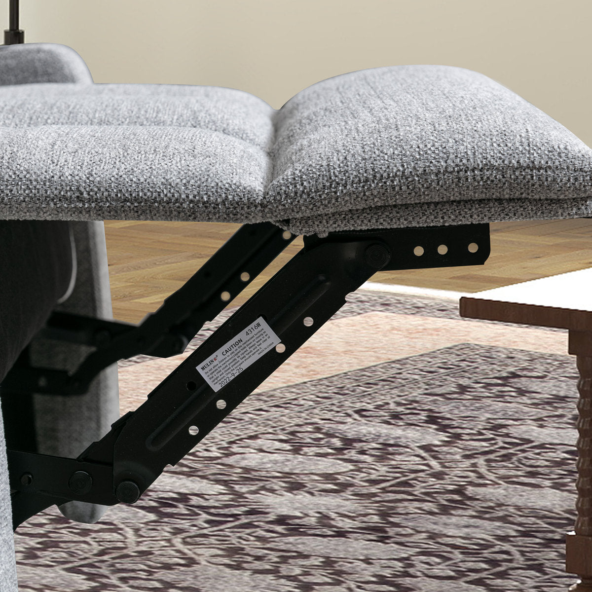 Brost 3-Piece Manual Reclining Living Room Set With Cupholders