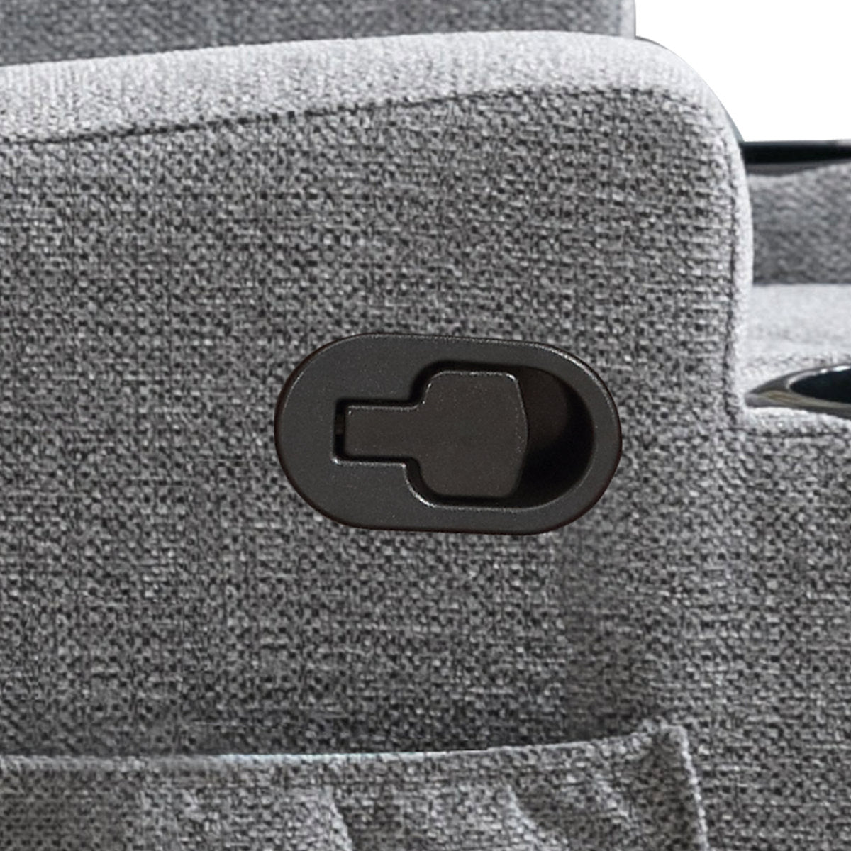 Brost 3-Piece Manual Reclining Living Room Set With Cupholders