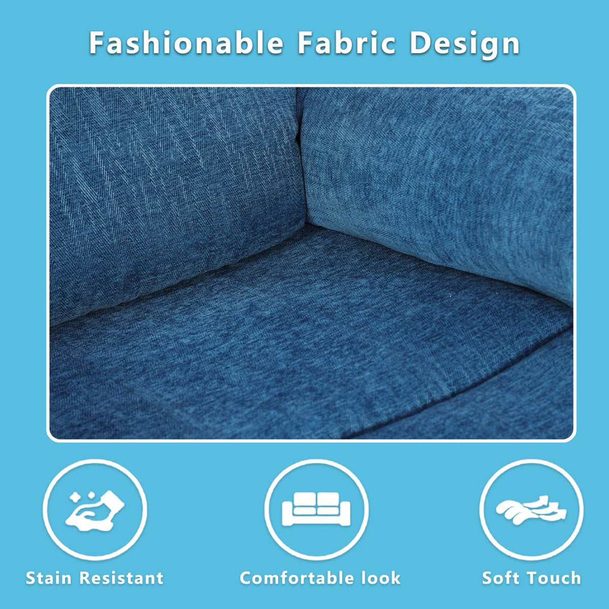 Burneyville 3 Piece Fabric Reclining Living Room Set