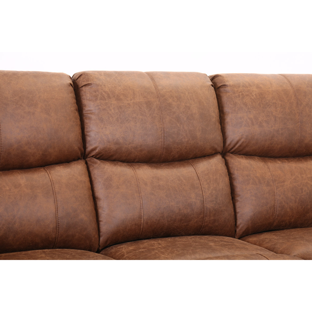 Chesa 2 - Piece Faux Leather Reclining Living Room Set, Recliner Couch Sofa Set