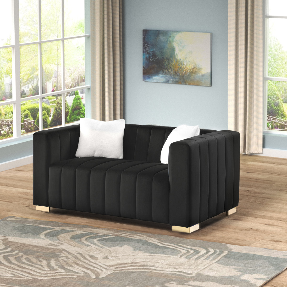 Clifford 2 - Piece Velvet Living Room Set