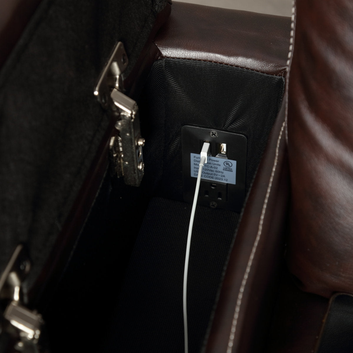 Drennen 3-Piece Luxe Home Theater Reclining Living Room Set With USB Ports & Cup Holders