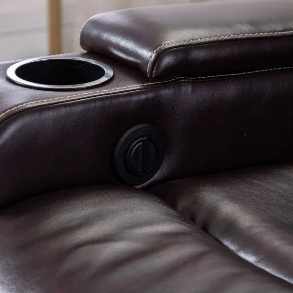 Drennen 3-Piece Power Recliner Home Theater Living Room Set With USB Charging & Storage & Cupholders