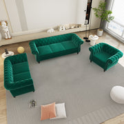 Elebash 3 - Piece Velvet Living Room Set
