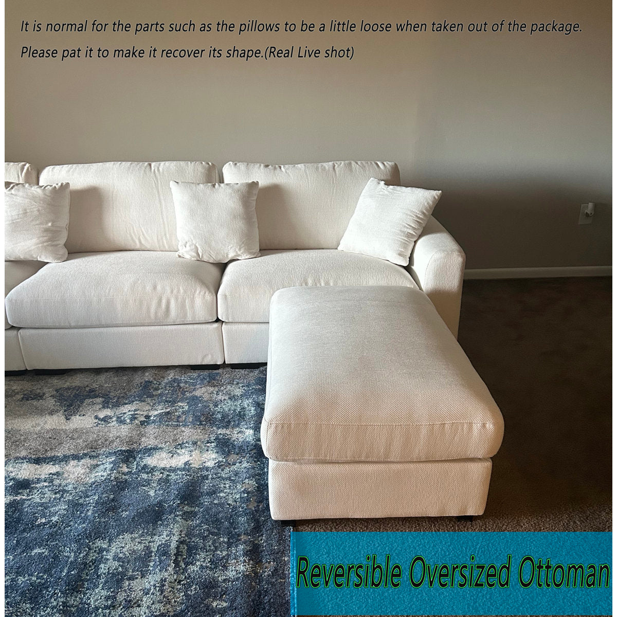 Eugenija 5 - Piece Upholstered Sectional