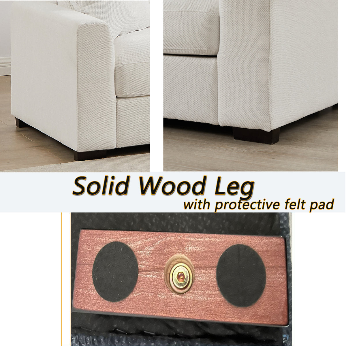 Eugenija 5 - Piece Upholstered Sectional