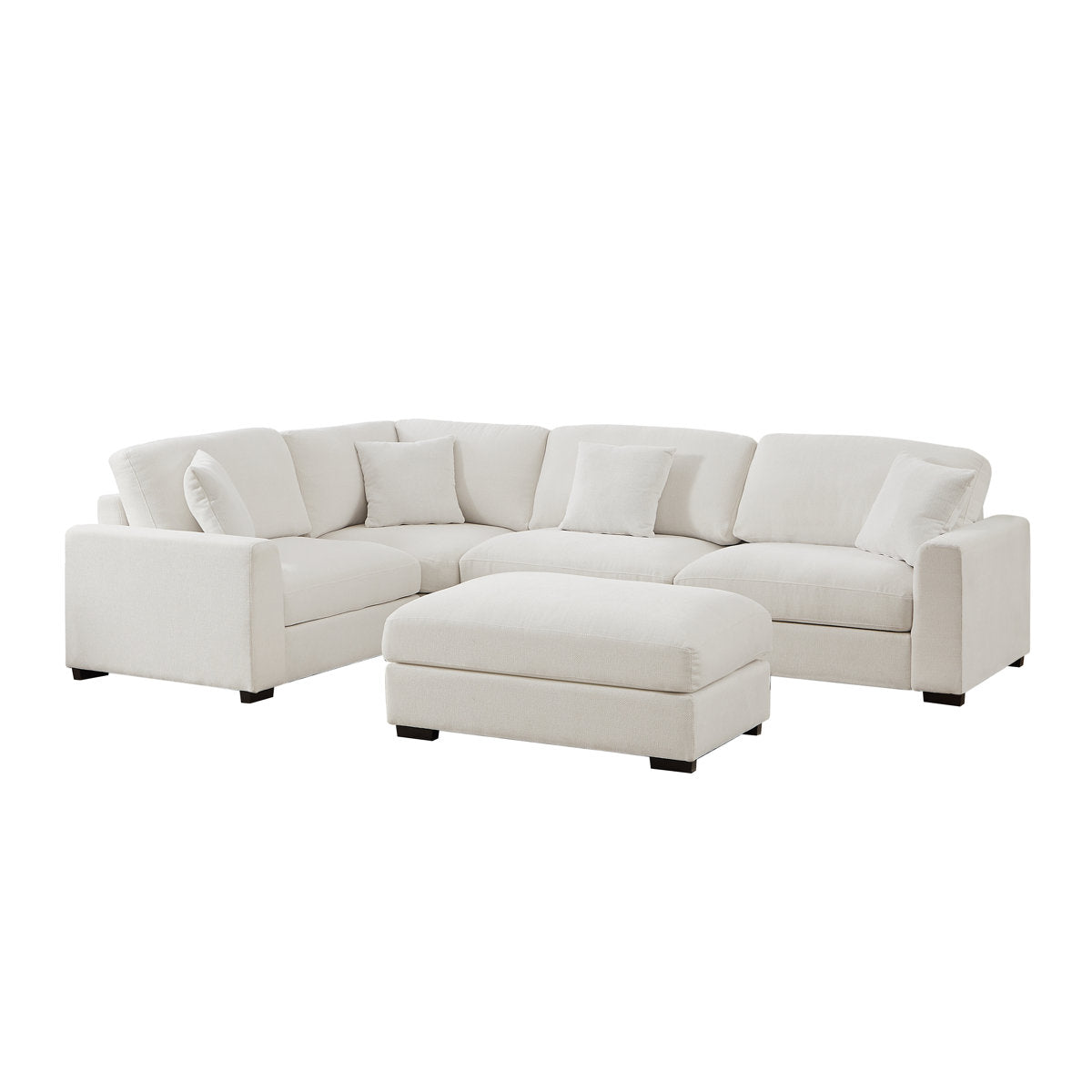 Eugenija 5 - Piece Upholstered Sectional