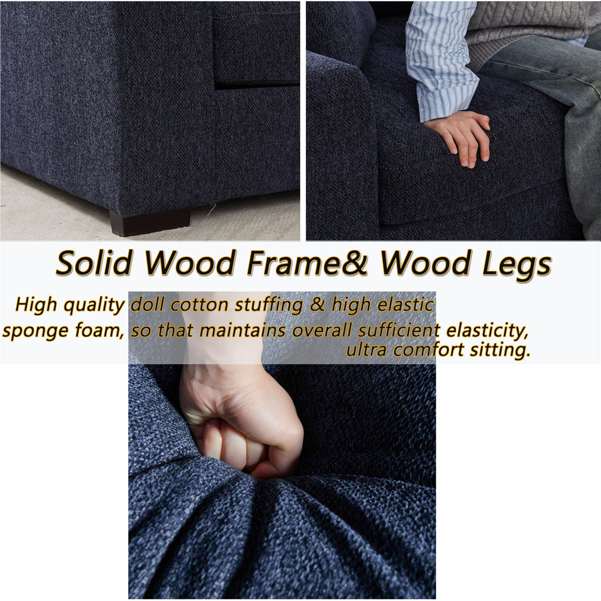 Eugenija 5 - Piece Upholstered Sectional