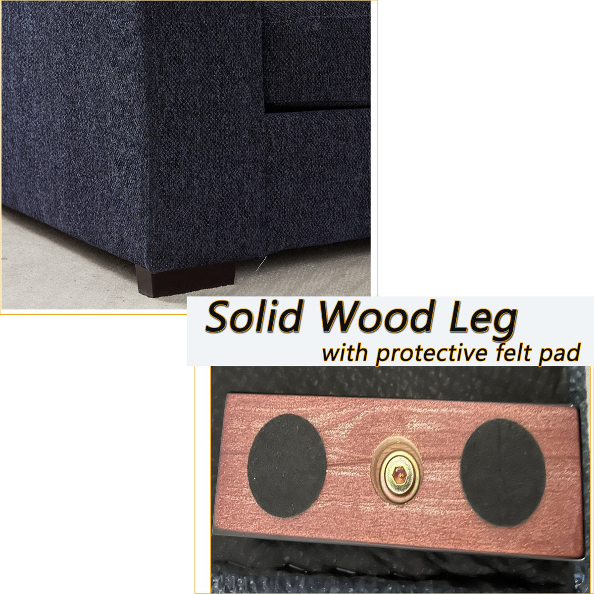 Eugenija 5 - Piece Upholstered Sectional